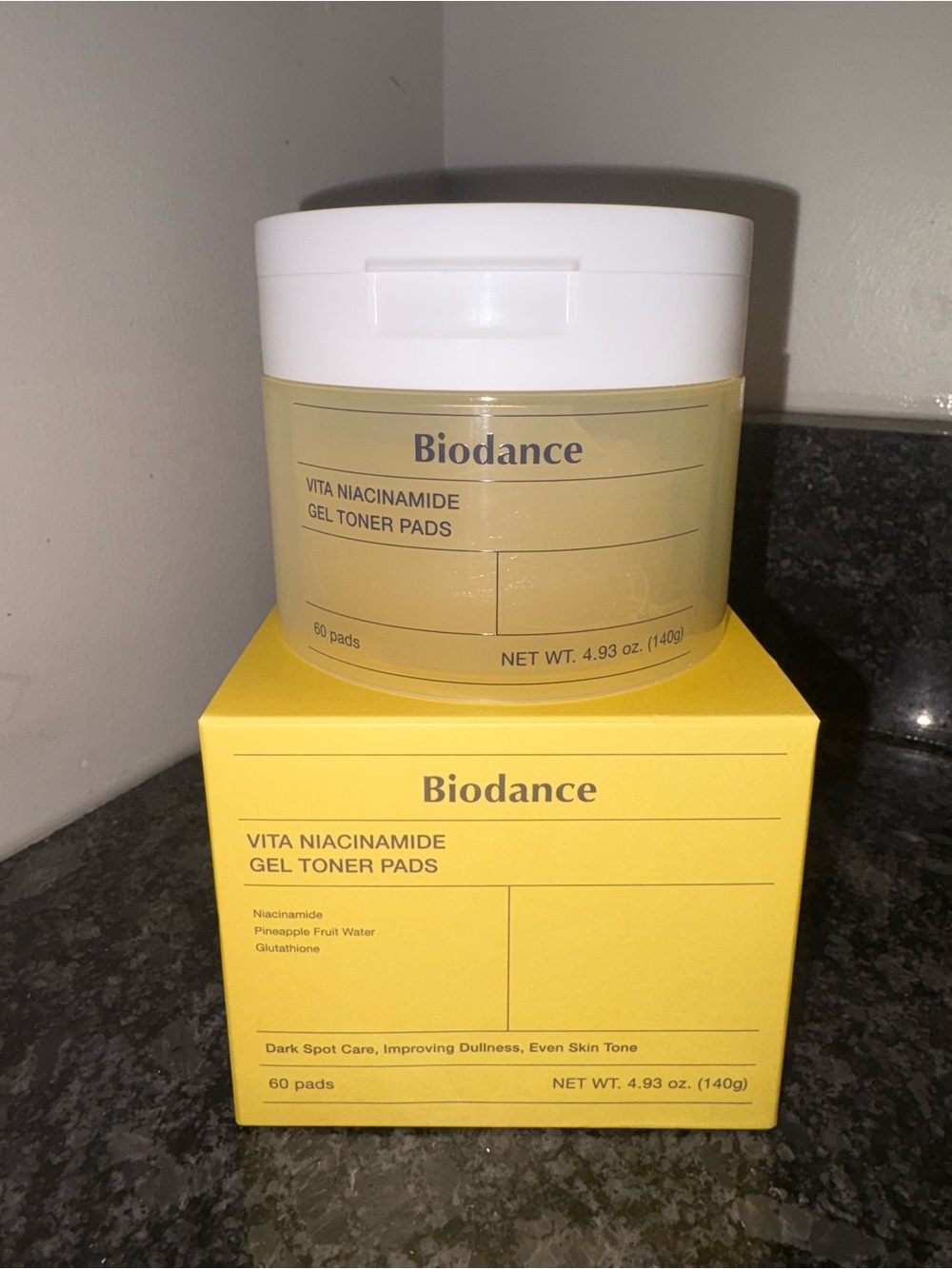 Biodance Vita Niacinamide Gel Toner Pads 60 pads
